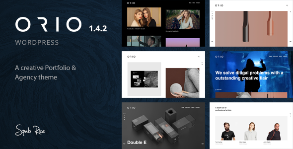 Orio - A creative Portfolio & Agency Theme