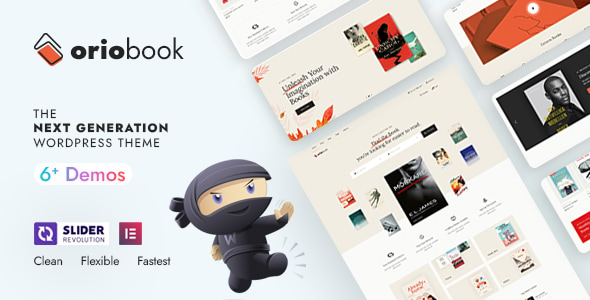 Oriobook – Book Store WooCommerce WordPress Theme