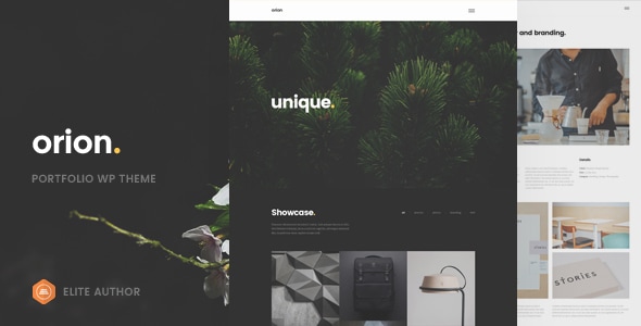 Orion - Minimal Portfolio WordPress Theme