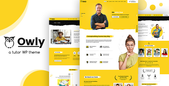 Owly - Tutoring & eLearning WP Theme