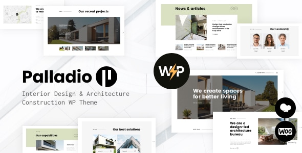 Palladio | Interior Design & Architecture WordPress Theme