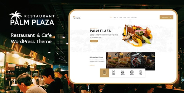 Palmplaza - Restaurant & Cafe WordPress Theme