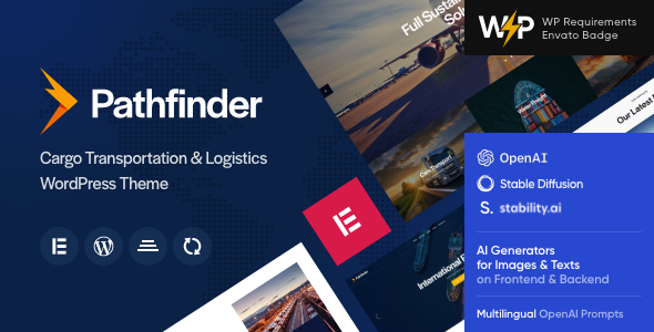 Pathfinder - Transportation & Logistics WordPress Theme