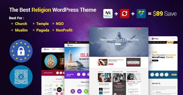 Peace - Church / Muslims / Temple WordPress Theme