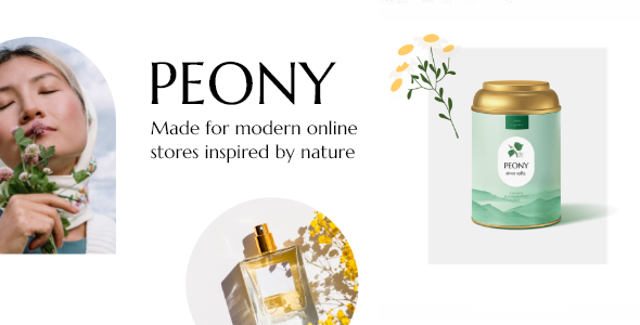 Peony - Organic Tea and Herbal Shop WordPress Theme