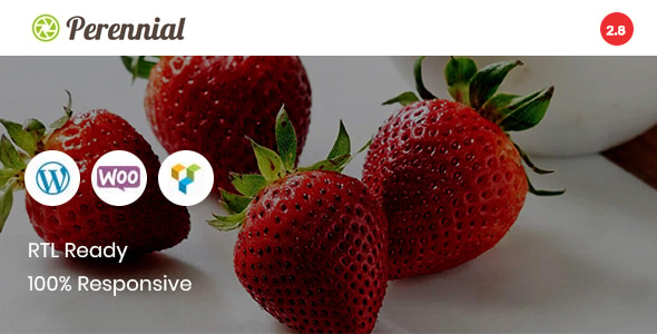 Perennial - Store WooCommerce WordPress for Organic Food Theme