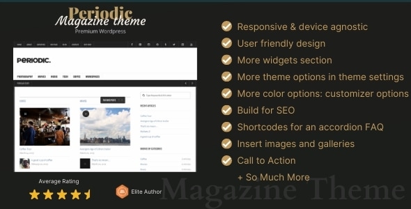 Periodic - A Premium WordPress Magazine Theme