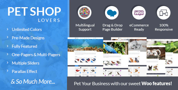 Pet Shop Lovers - Woo/eCommerce WP Theme