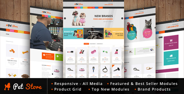 Pet Store - WordPress WooCommerce Theme