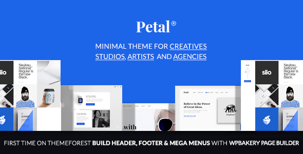 Petal - Creative Portfolio for Freelancer and Agency WordPress Theme