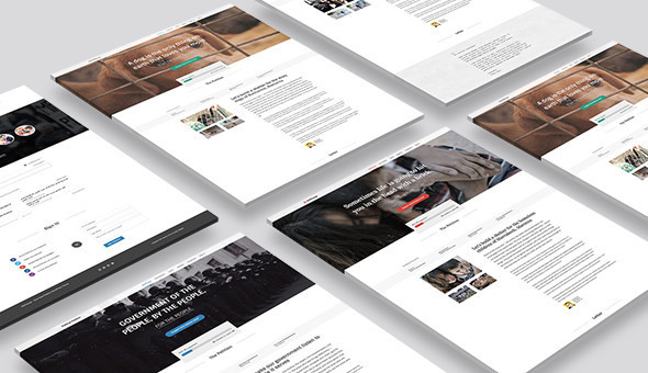 Petition WeChange - One Page WordPress Theme