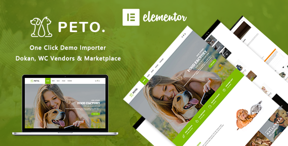 Peto | Animal and Pet Shop WooCommerce WordPress Theme