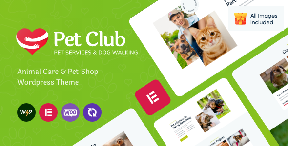 Pets Club - Pet Care WordPress Theme + Shop