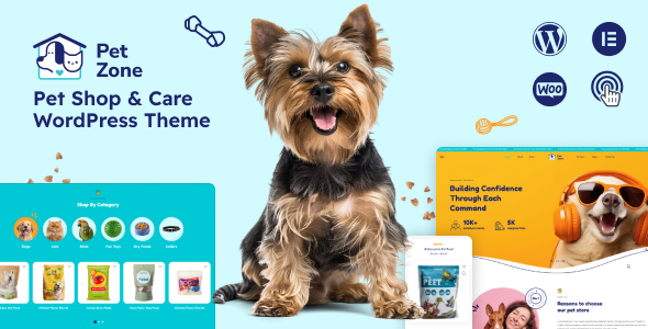 Petszone - Pets Care & Pet Shop WordPress Theme