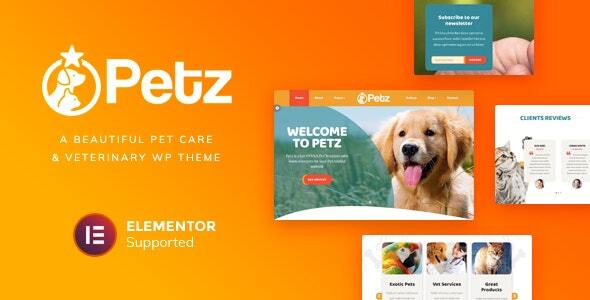 Petz - Pet Care & Veterinary Theme