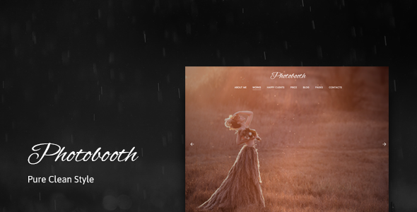 Photobooth | Photography WordPress Theme