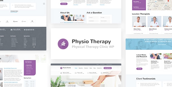 Physio - Physical Therapy & Medical Clinic WP Theme