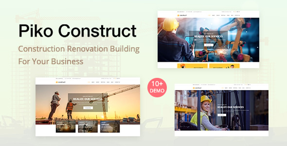 Piko-construct - Construction WordPress Theme