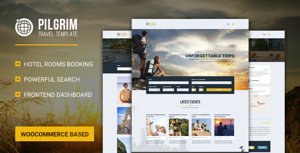 Pilgrim — Travel Booking WordPress Theme