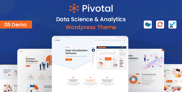 Pivotal - Data Science & Analytics WordPress Theme