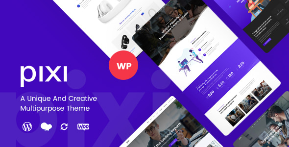 Pixi - Creative Multi-Purpose WordPress Theme