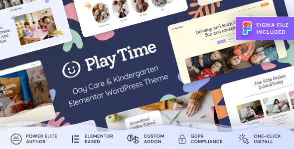 Play Time - Day Care & Kindergarten WordPress Theme