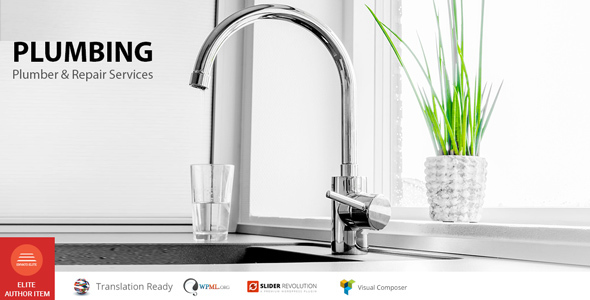 Plumbing – Repair services WP Theme