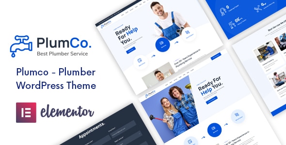 Plumco - Plumber WordPress Theme