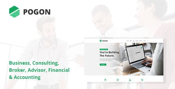 Pogon - Business and Finance Corporate WordPress Theme