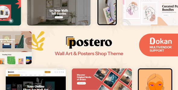 Postero - Wall Art & Poster WooCommerce Theme