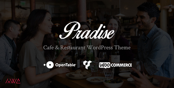 Pradise Cafe & Restaurant WordPress Theme