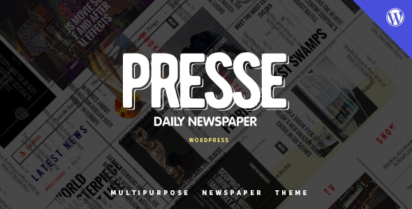 Presse - WordPress Magazine News Theme