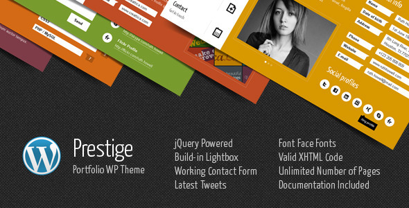 Prestige - Portfolio WordPress Theme