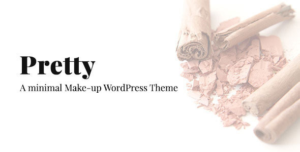 Pretty - Minimal Makeup Responsive Wordpress Theme