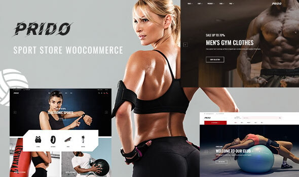 Prido – Sport Store WooCommerce WordPress Theme