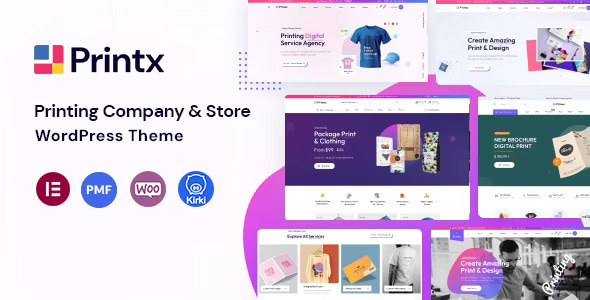 Printx - Printing Services WordPress Theme