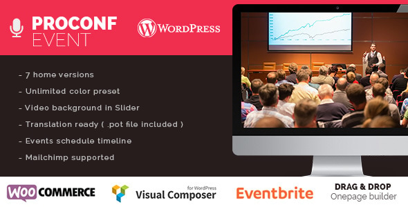 Proconf Event Conference Meetup  WordPress Theme