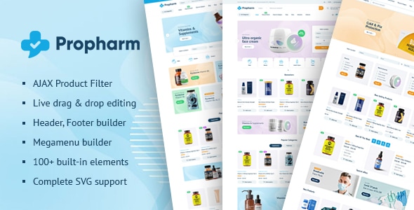 Propharm - Pharmacy & Medical WordPress WooCommerce Theme