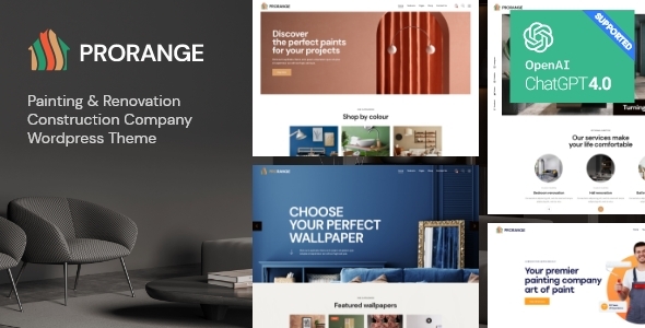 ProRange | Painting & Renovation Theme