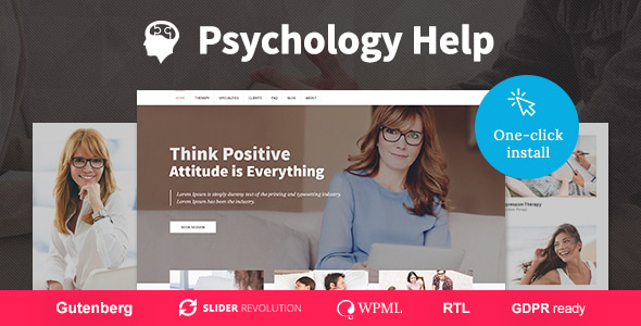 Psychology Help - Medical WordPress Theme for Psychologist and Mental Therapy