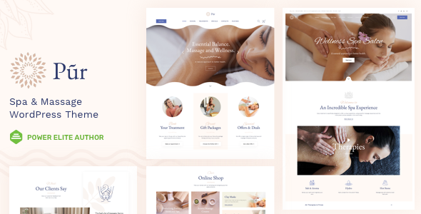 Pur - Spa WordPress Theme