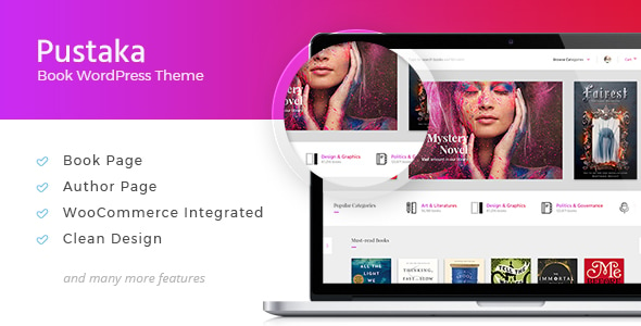 Pustaka - WooCommerce Theme For Book Store