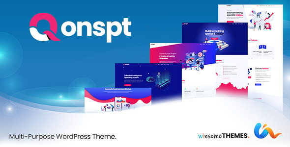 Qonspt - Isometric MultiPurpose WordPress Theme