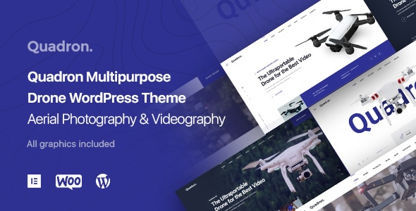 Quadrone -  Drone, UAV, Video Pilot WordPress Theme