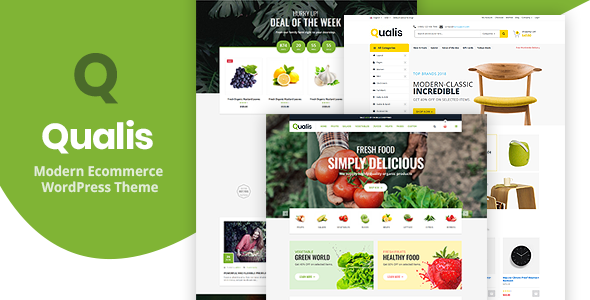 Qualis - Organic Food Responsive eCommerce WordPress Theme