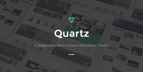 Quartz - A Responsive Multi-purpose WordPress Theme