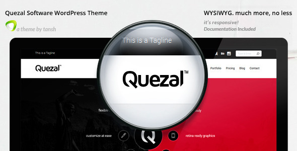 Quezal Software Responsive WordPress Theme