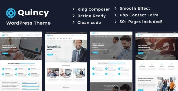 Quincy - Business Consulting WordPress Theme