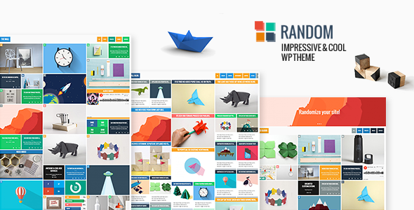 Random - Impressive & Cool WP Theme