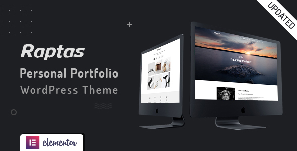 Raptas - Personal Portfolio WordPress Theme